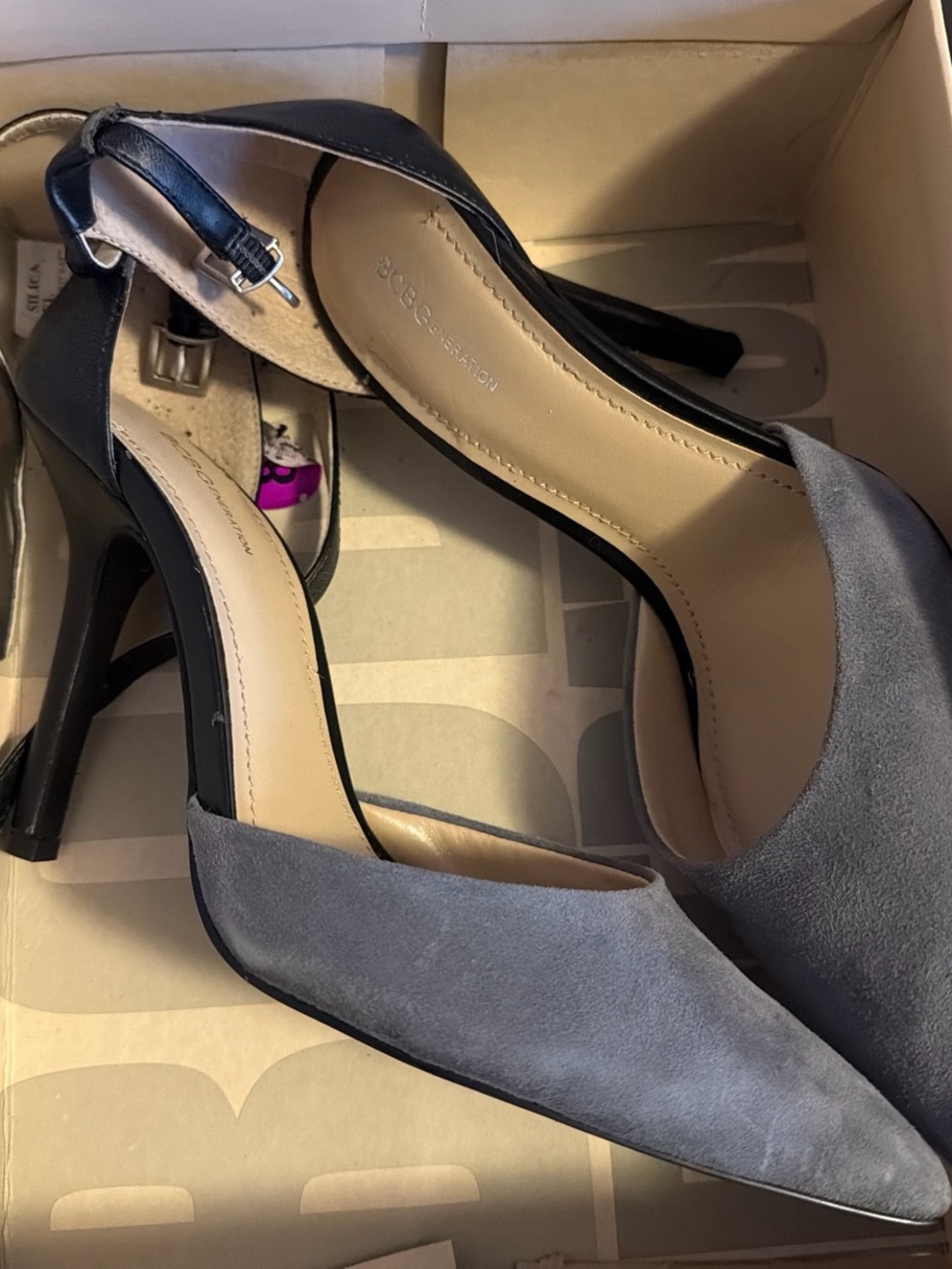 BCBGeneration Ankle Strap
Pointy Toe Pumps #heels #suede
